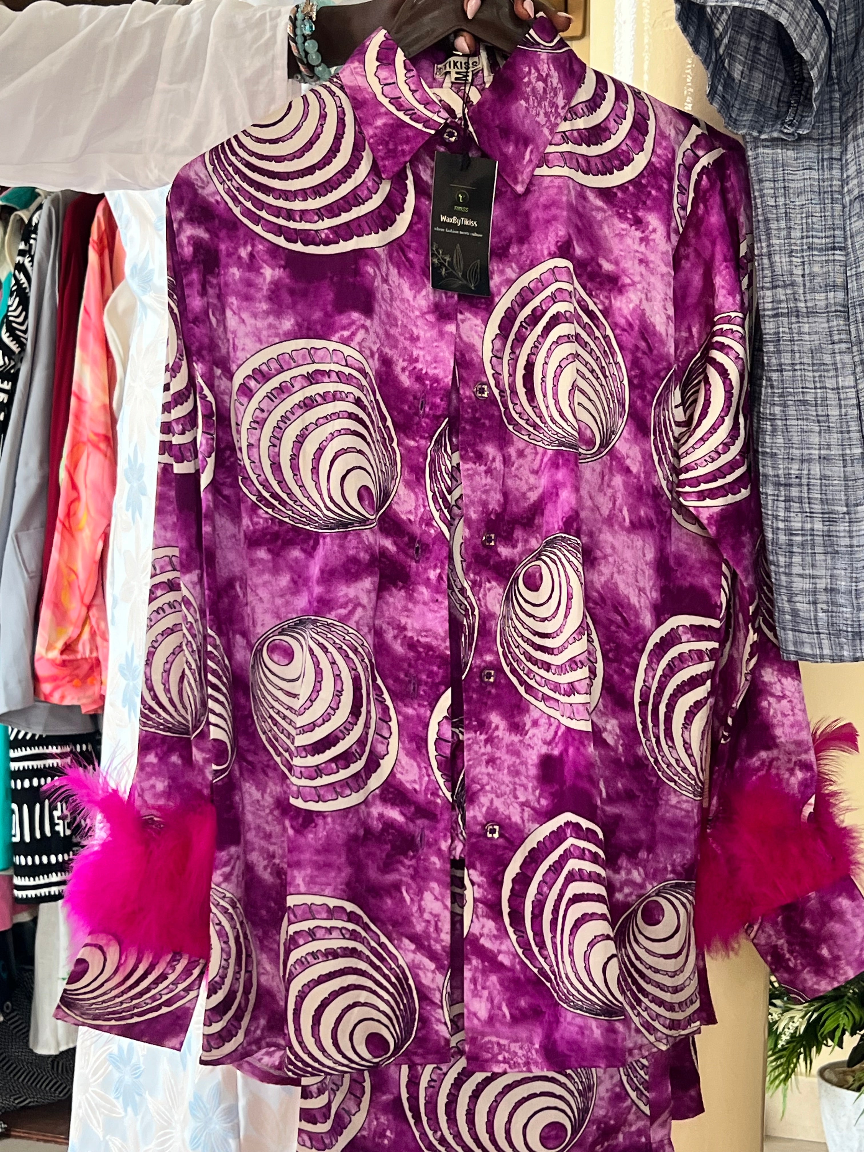Ensemble soie feathers