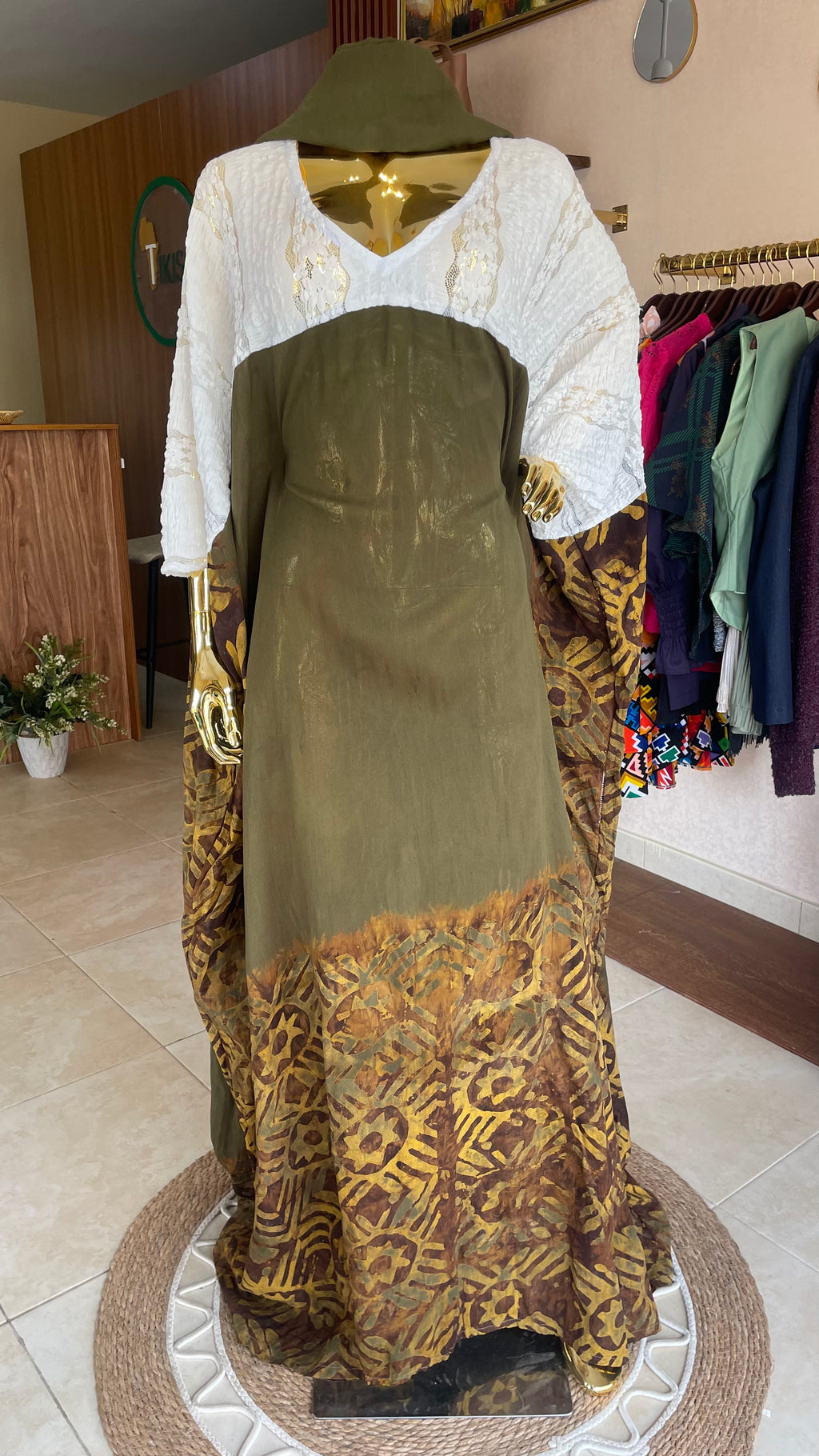 Boubou Dentelle/Teinture