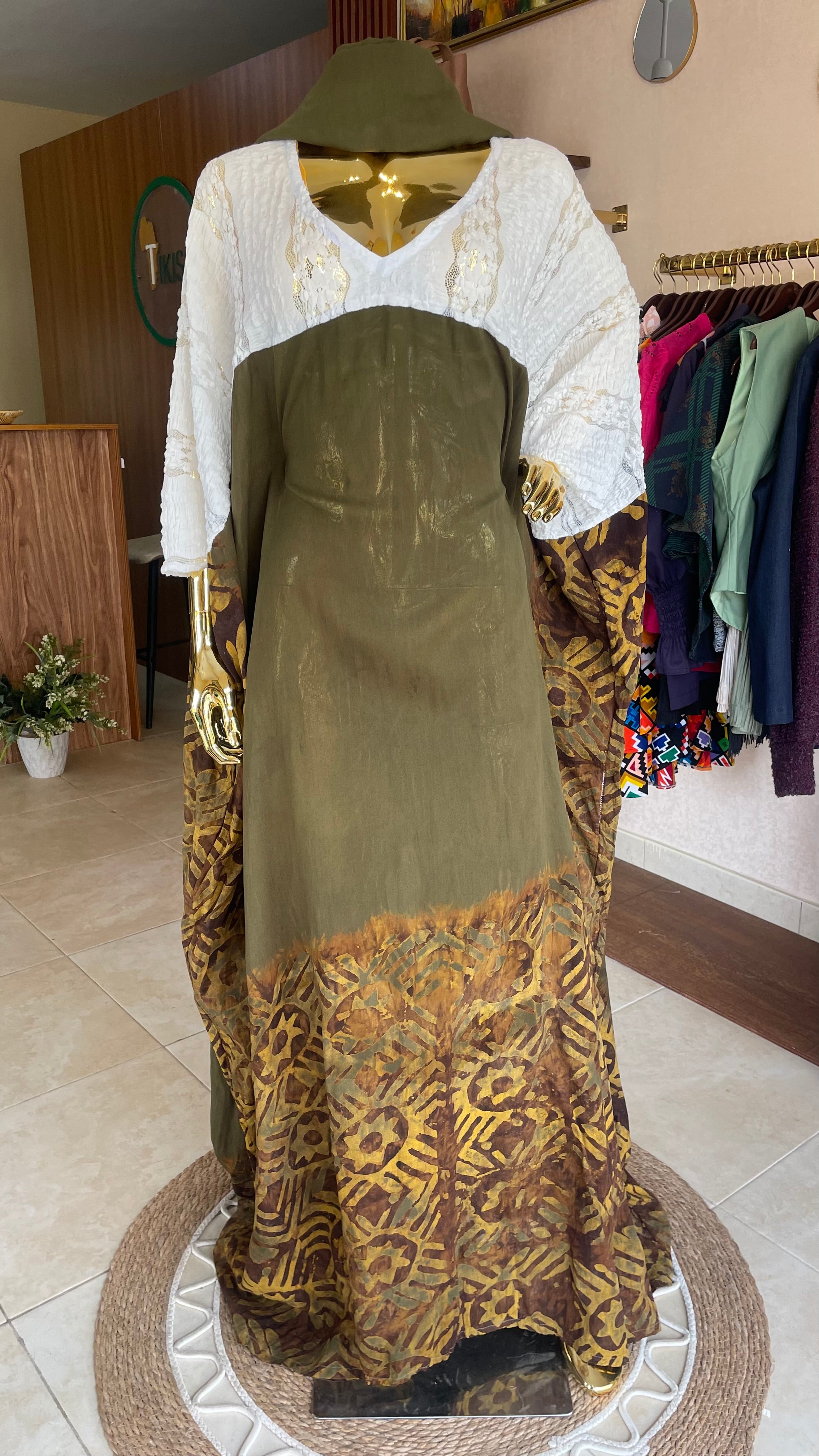 Boubou Dentelle/Teinture