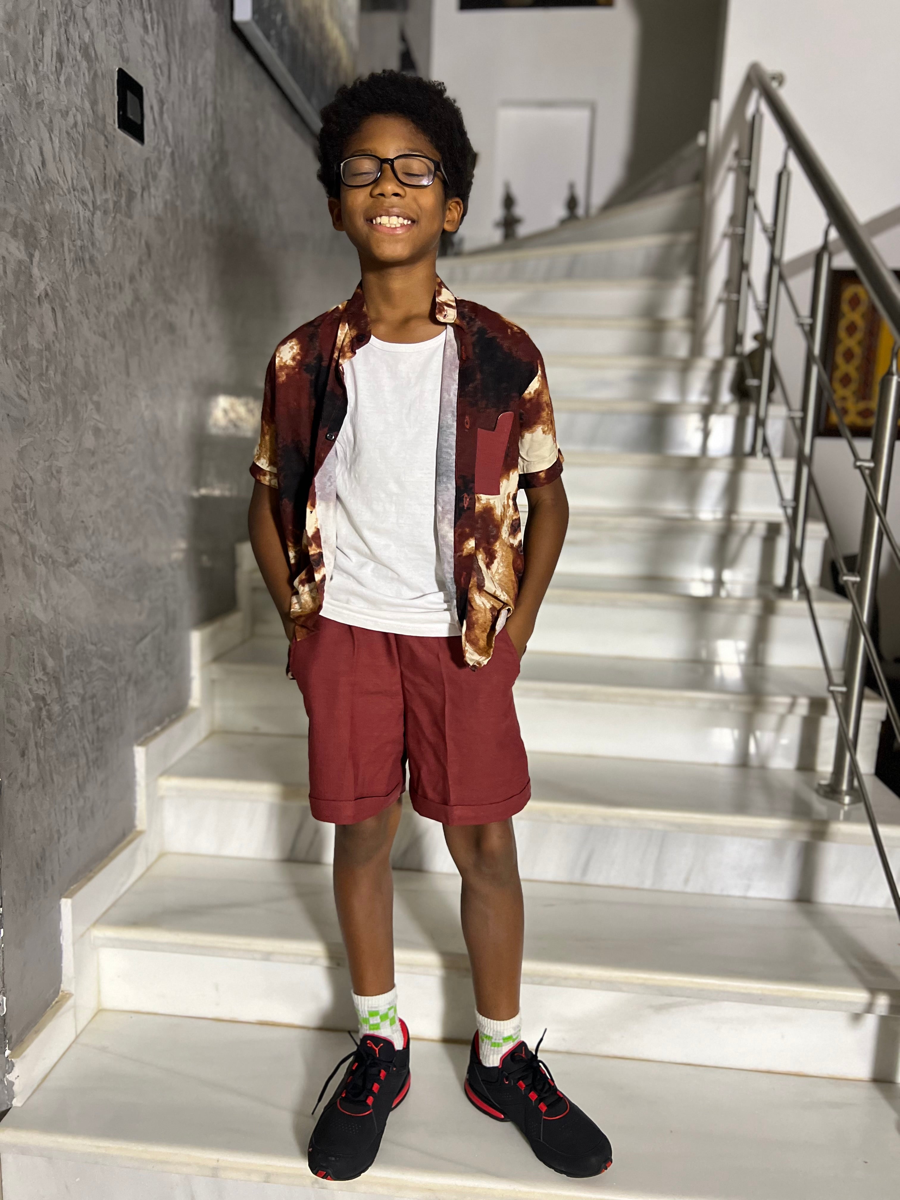 Ensemble short garçon