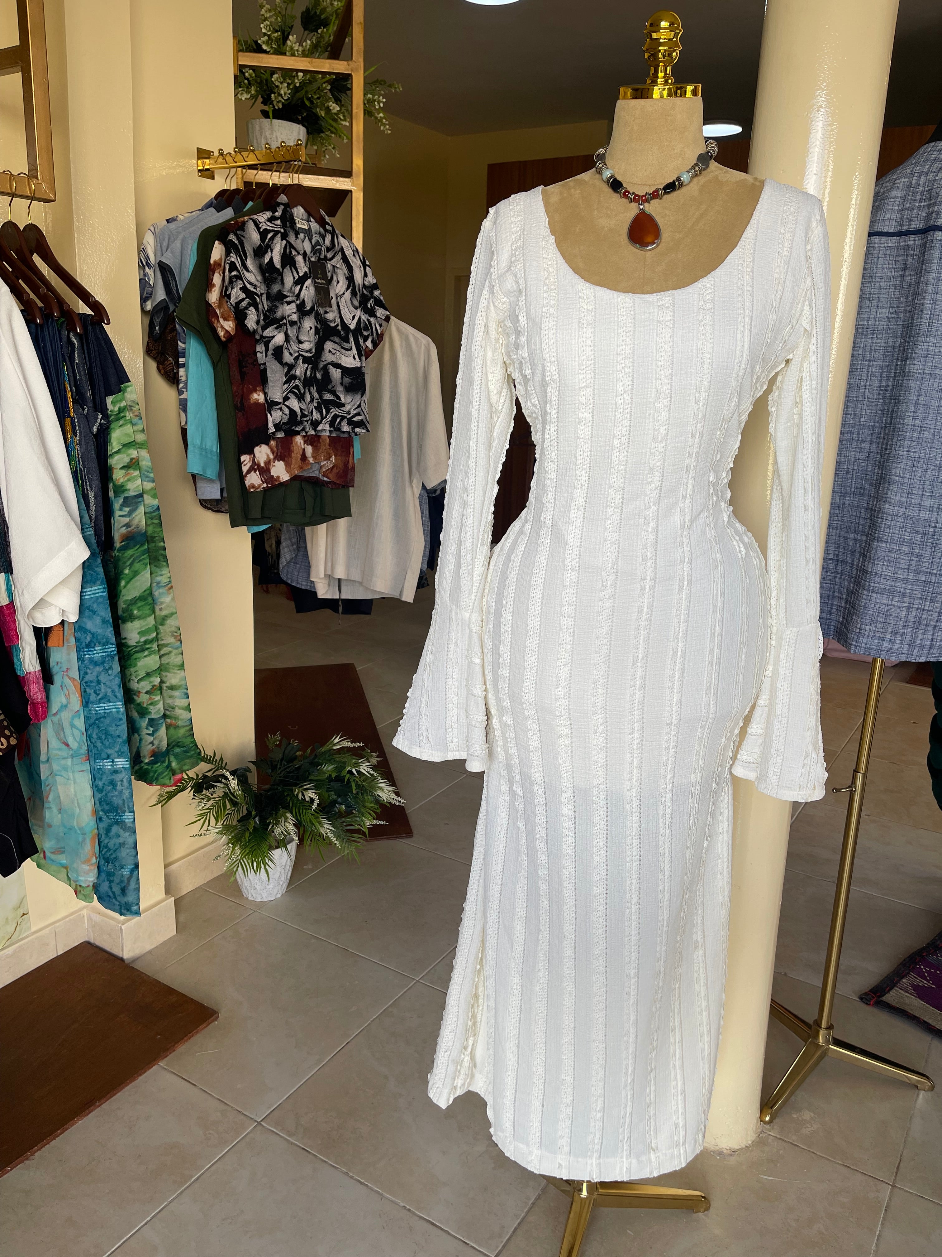 Off white dress